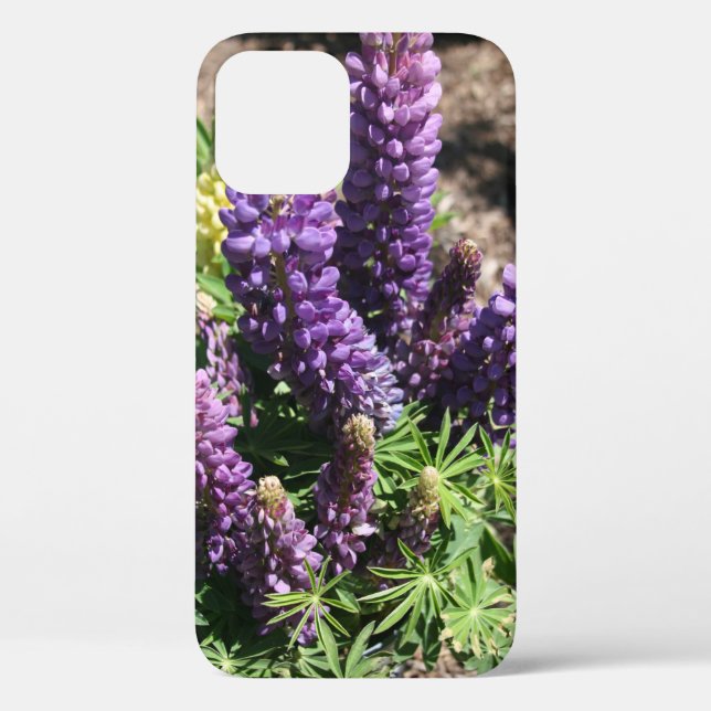 Purple Lupine Flower Case-Mate iPhone Case (Back)