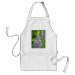 Purple Lupine Flowers Apron