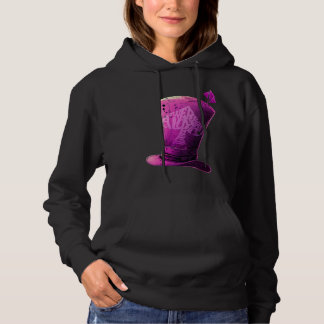 Purple Mad Hatter  We're All Mad Here Hoodie