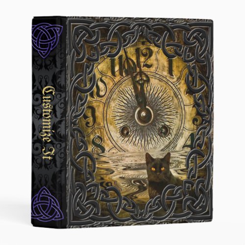 Purple Mage Medieval Witches Book Of Shadows Mini Binder