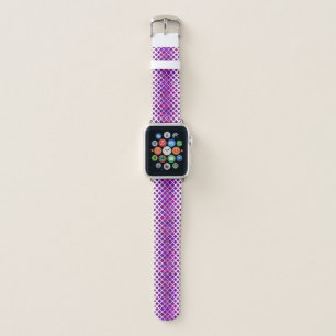 Purple Magenta Diamonds Design Apple Watch Band
