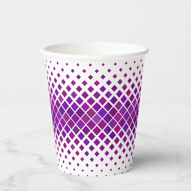 Purple Magenta Diamonds Design