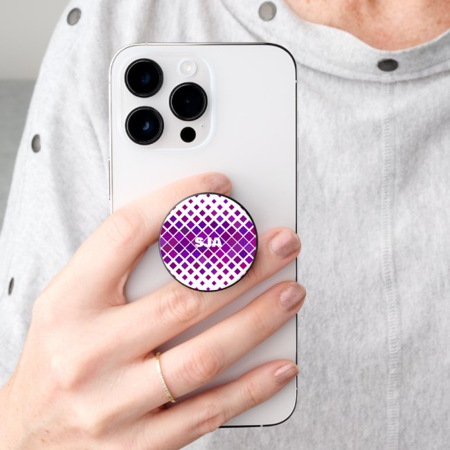 Purple Magenta Diamonds Design Smartphone