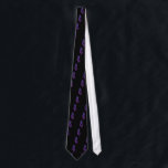Purple Magic Kokopelli Tie<br><div class="desc">The shape of Kokopelli colored with a lovely purple gradient.</div>