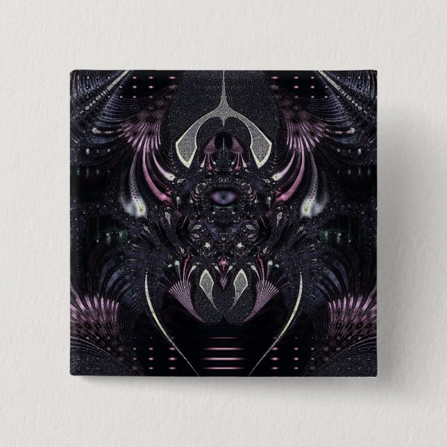 Purple Magic Pinback Button (Front)