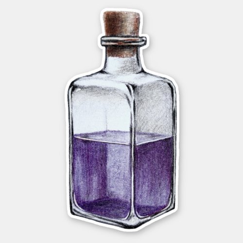 Purple Magic Potion Sticker