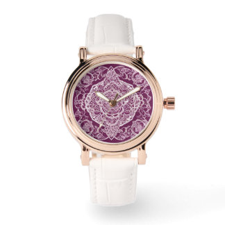 Purple mandala AI art Watch