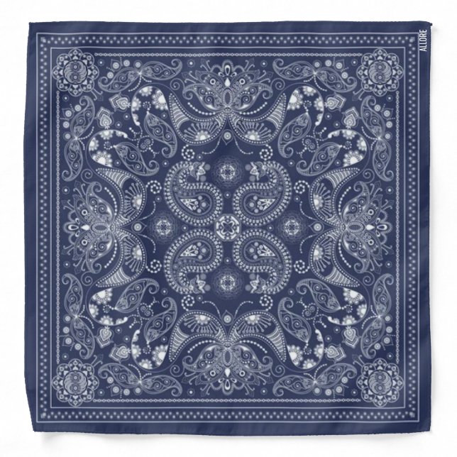 Purple Mandala Bandana (Front)
