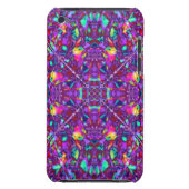 Purple Mandala Hippie Pattern iPod Case-Mate Case (Back)