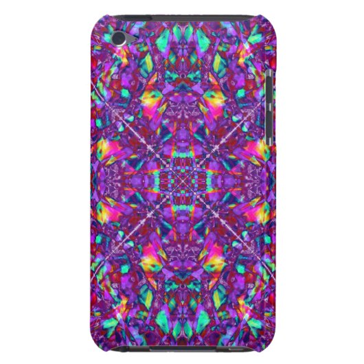 Purple Mandala Hippie Pattern iPod Case-Mate Case (Back)
