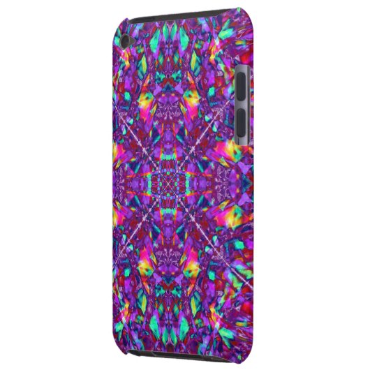 Purple Mandala Hippie Pattern iPod Case-Mate Case (Back Left)