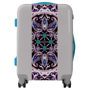 Purple Mandala Luggage