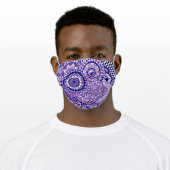 Purple Mandala Mask (Worn)