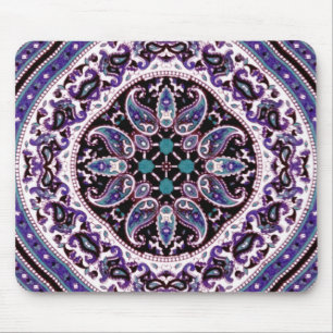 Purple Mandala Mouse Pad