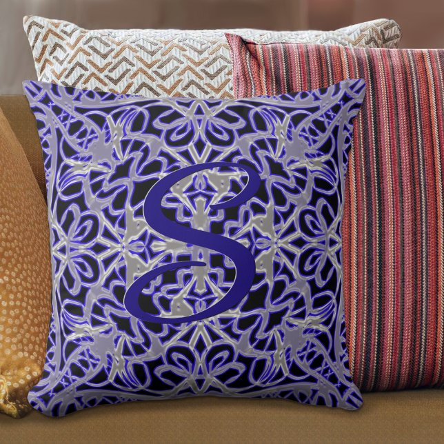 Purple Mandala Throw Pillow (Creator Uploaded)