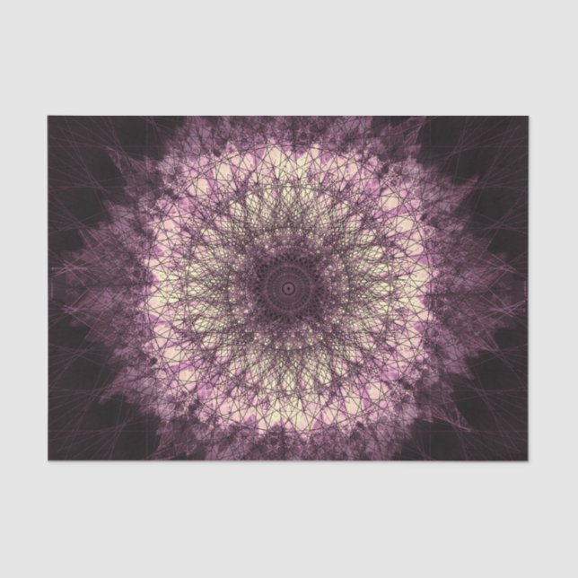 Purple Mandala Tissue Paper (Front)