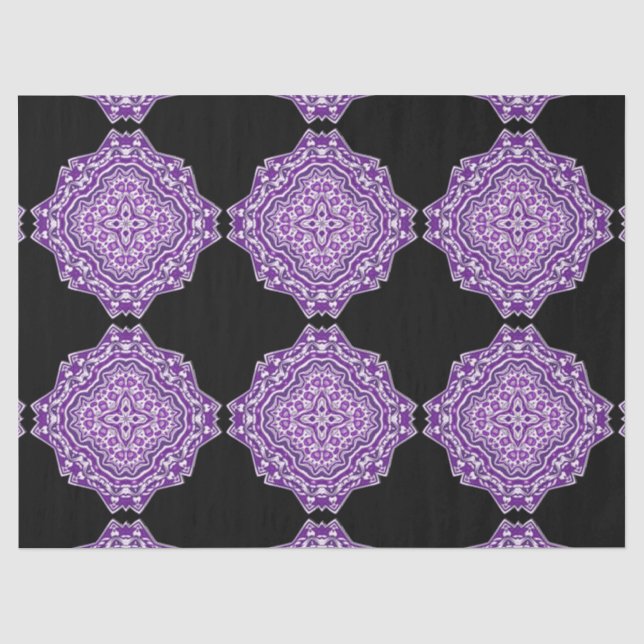 purple mandala tissue paper (Front)