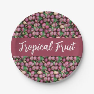 Purple Mangosteen Tropical Fruit Birthday