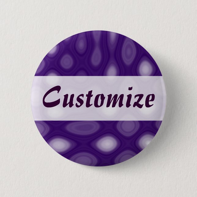 Purple Mania Pinback Button (Front)