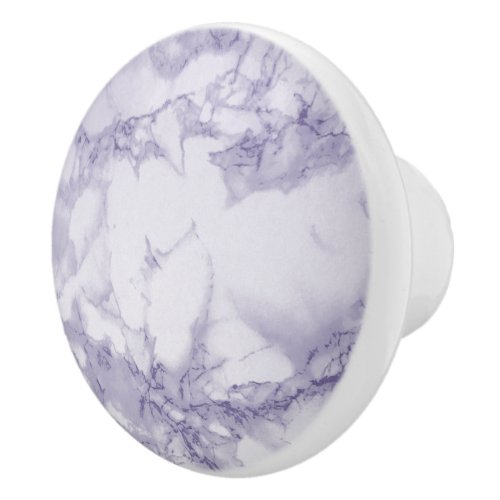 Purple Marble Ceramic Knob