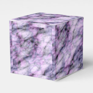 Purple Marble  Favor Boxes