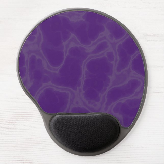 Purple Marble Gel Mouse Pad (Front)