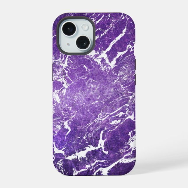 Purple Marble Iphone Case (Back)