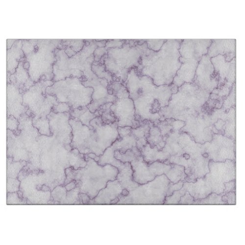 Purple Marble Pattern Cutting Board
