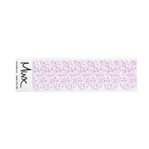 Purple marble pattern        minx nail art