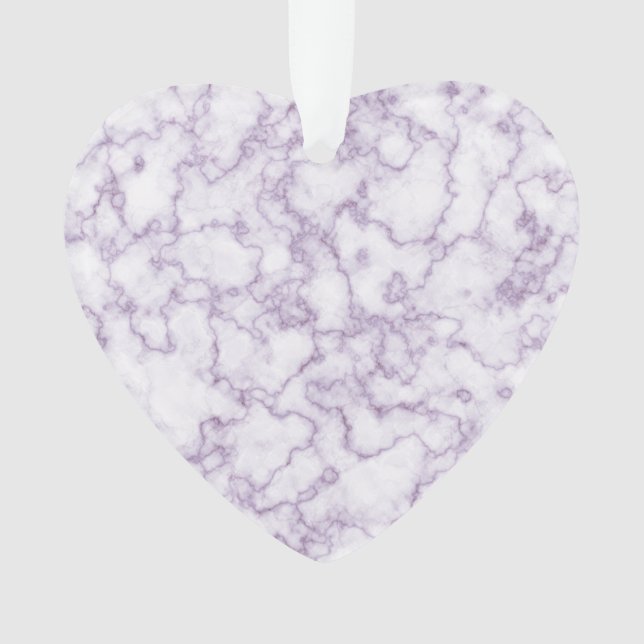 Purple Marble Pattern Ornament (Front)