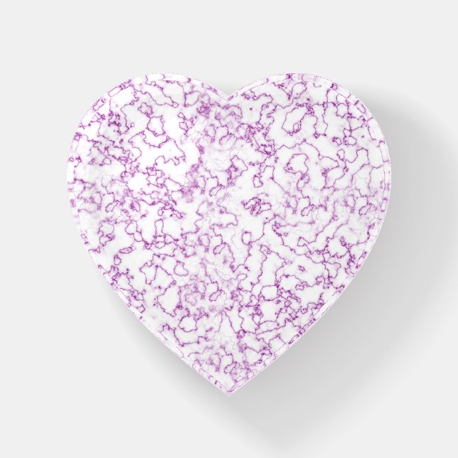 Purple marble pattern  paperweight (Front)