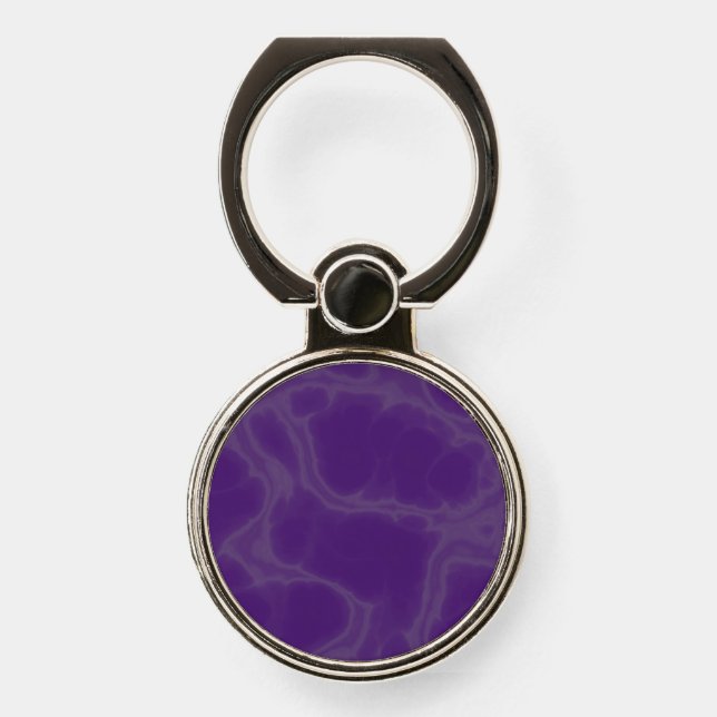 Purple Marble Phone Ring Stand (Front)