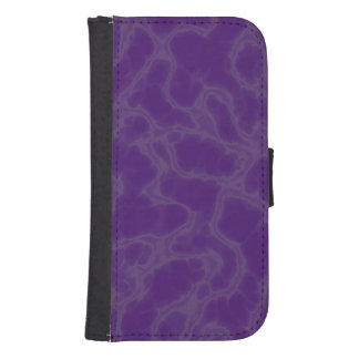 Purple Marble Galaxy S4 Wallet Case