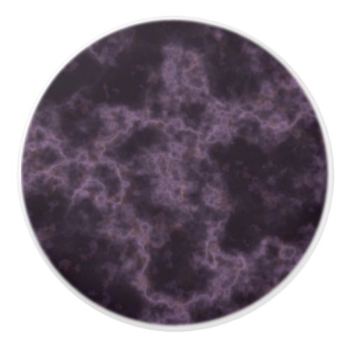 Purple Marble Texture Ceramic Knob