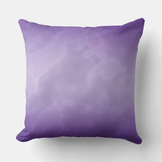 Purple Marble Throw Pillow (Front)