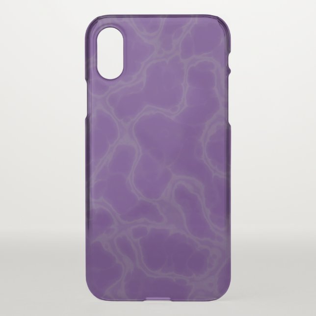 Purple Marble Uncommon iPhone Case (Back)