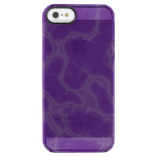 Purple Marble Clear iPhone SE/5/5s Case