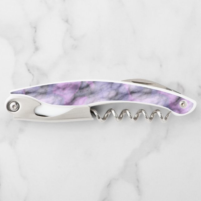 Purple Marble  Waiter's Corkscrew (Front)
