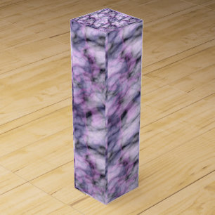Purple Marble Wine Box