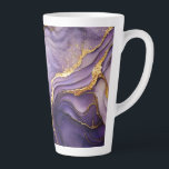 Purple Marbled Large Latte Mug<br><div class="desc">Purple Marbled Large Latte Mug 17 oz</div>