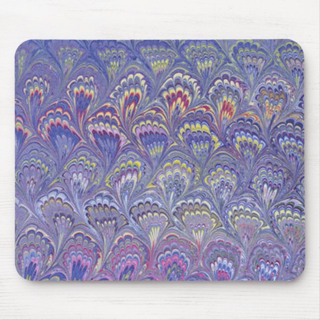 Purple Marbled Mouse Pad (Front)