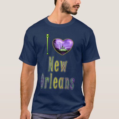 Purple Mardi Gras JS T_Shirt
