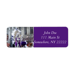 Purple Mardis Gras Zulu King Label