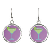 Purple Margarita Earrings