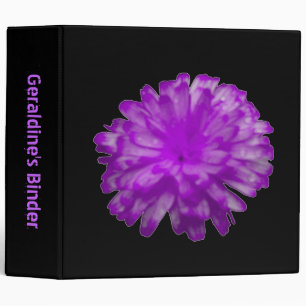 Purple Marigold Custom Binder