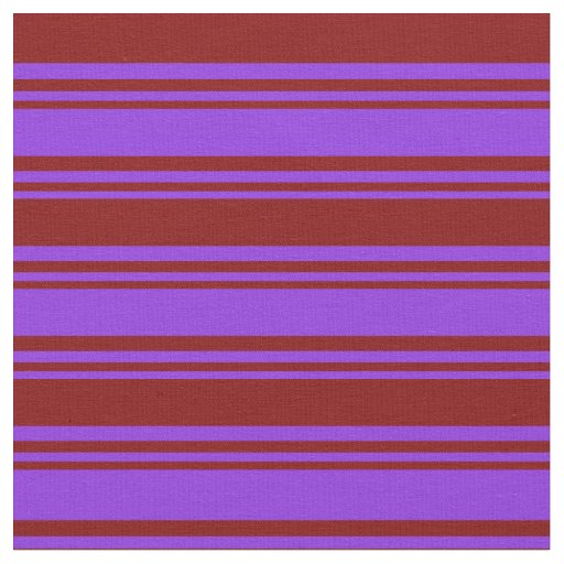 Purple & Maroon Stripes Fabric