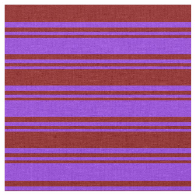 Purple & Maroon Stripes Fabric (Close Up)