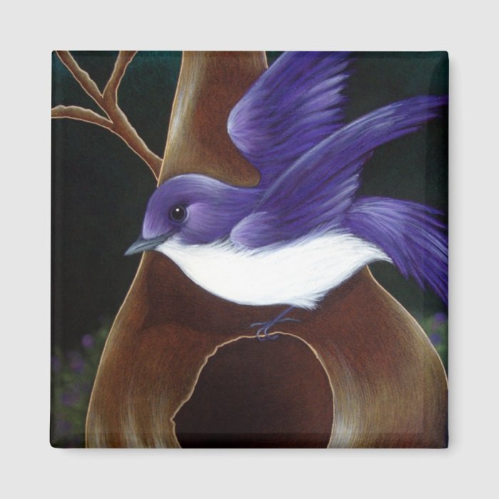 PURPLE MARTIN BIRD Magnet