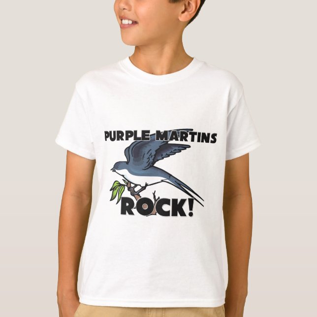 Purple Martins Rock T-Shirt (Front)