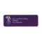 Purple Mason Jar Return Address Labels